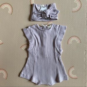 NWT Kate Quinn Flutter Shortie Lilac 0-3